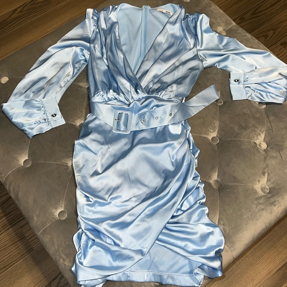 Blue mini dress - Picture 3 of 4